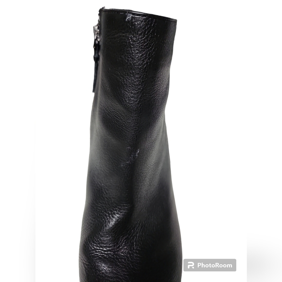 Kenneth Cole Reaction Might Free Me Black Ankle Boots Sz 9 - Picture 8 of 12